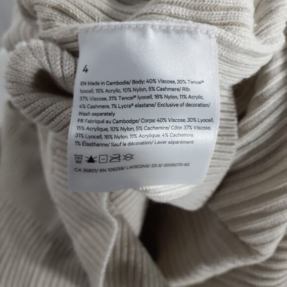 Lululemon Reversible Crossover Sweater Size 4 - Picture 4 of 4